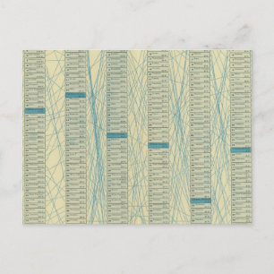 Carte Postale Rapports récapitulatifs généraux