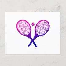 Raquettes de tennis Magenta à violet Ombre
