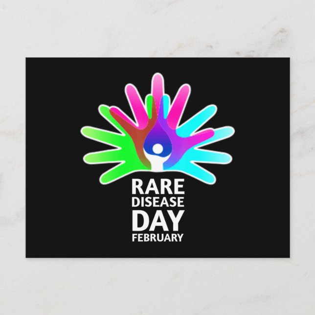 Carte Postale Rare Diseases Day 2022 - Rare Disease Awareness T- (Devant)