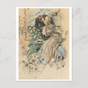 Carte Postale Rassembler du miel