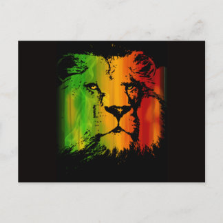 Carte Postale Rasta Lion