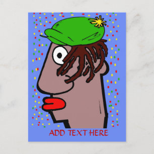 Carte Postale Rasta Man