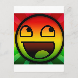 CARTE POSTALE RASTAFARI REGGAE RAP