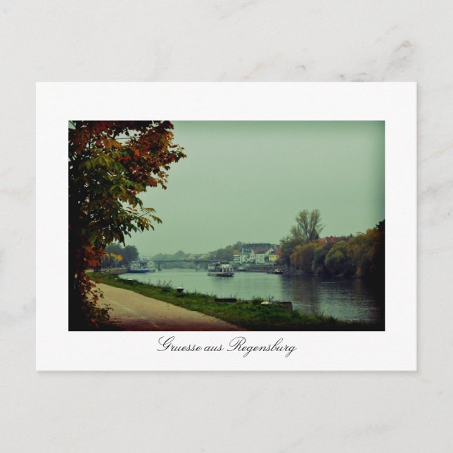 Carte Postale Ratisbonne Donau, Bavière, Allemagne (Devant)