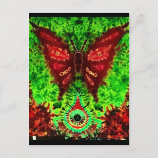 Carte Postale Rave papillon