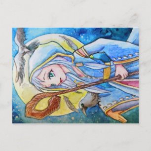 Carte Postale Raven et l'Enchanteur