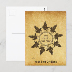 Carte Postale Ravens Circle Dance