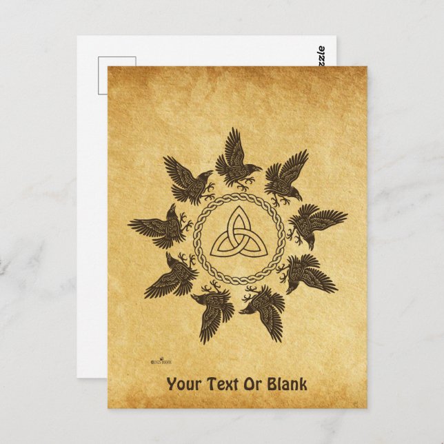 Carte Postale Ravens Circle Dance (Devant / Derrière)