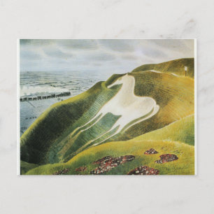 Carte Postale Ravilier - Le Westbury Horse, art