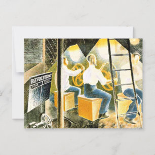 Carte Postale Ravilif - Hommes qui utilisent des commandes sous-