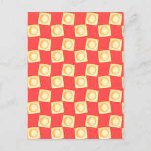 Carte Postale Ravioli délicieuses pâtes