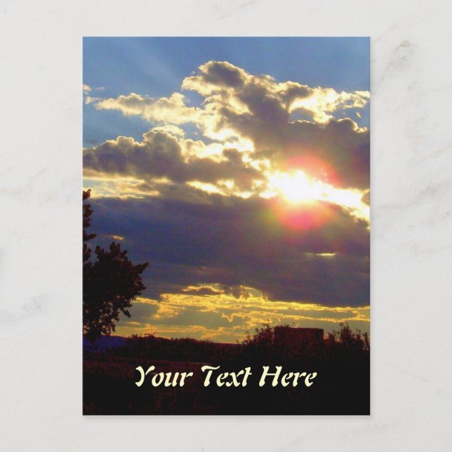 Carte Postale Rayon personnalisé (Devant)