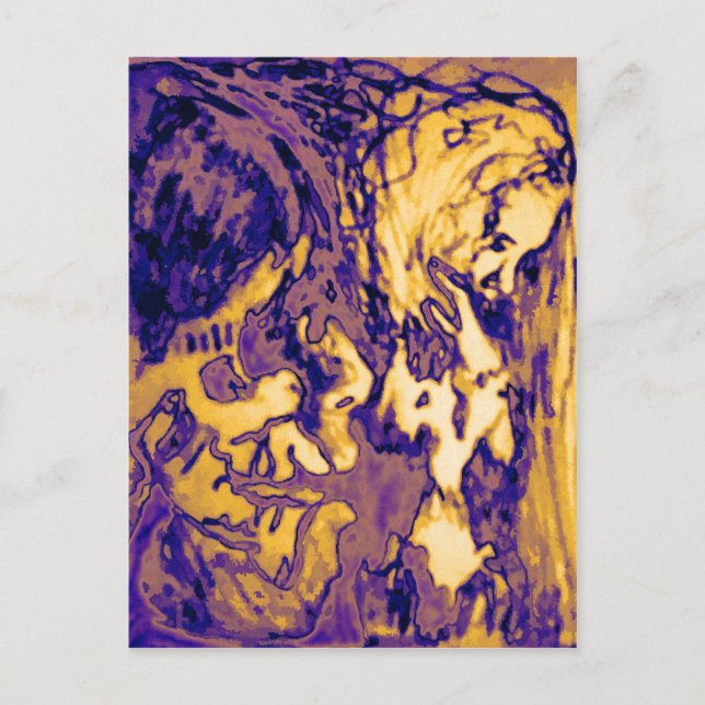 Carte Postale rayonnement électromagnétique (Devant)