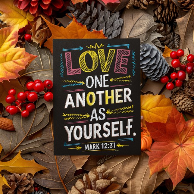 Carte Postale Rayonner l'amour, embrasser l'unité (Créateur téléchargé)