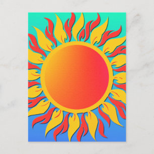Carte Postale Rayons de soleil