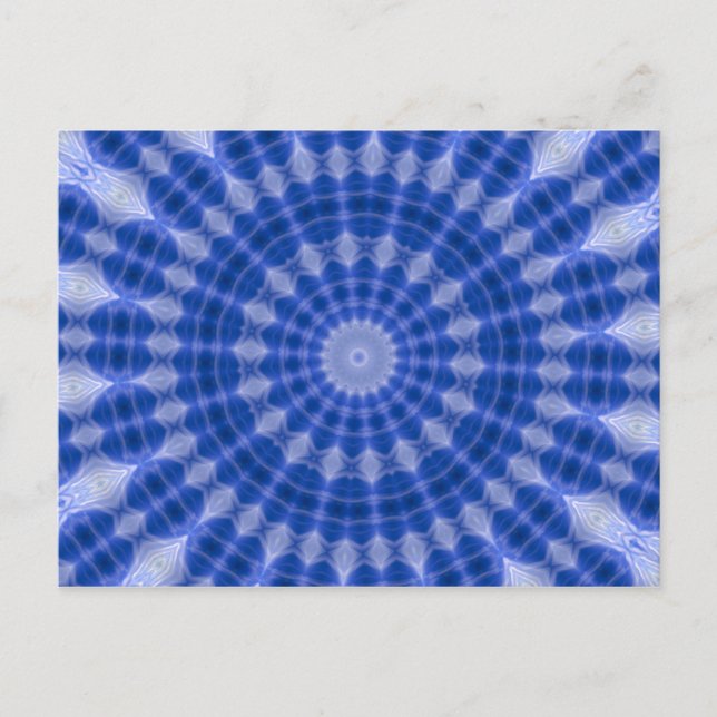 Carte Postale Rays_Bleu (Devant)