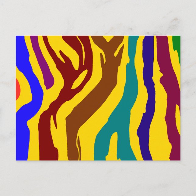 Carte Postale Rayures (Devant)