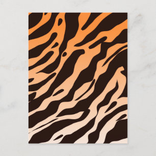 Carte Postale Rayures de Tigre