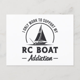 Carte Postale RC Boat Addiction Modèle à distance Radio RC Boat