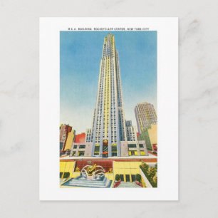 Carte Postale RCA Building, Rockefeller Center, New York