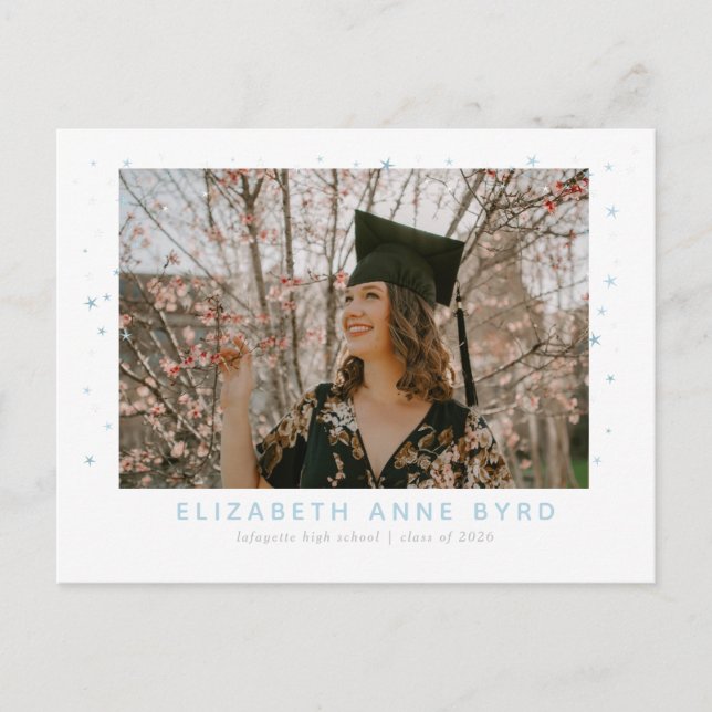 Carte postale Reach for the Stars Graduation (Devant)