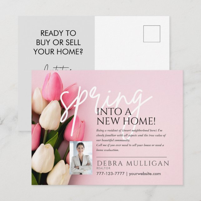 Carte postale Realer - Immobilier Spring Marketing (Devant / Derrière)