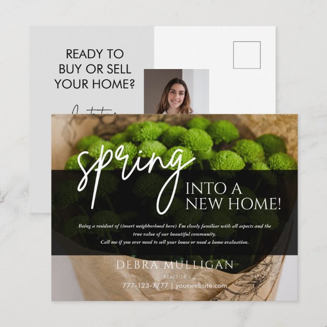 Carte postale Realer - Immobilier Spring Marketing (Devant / Derrière)