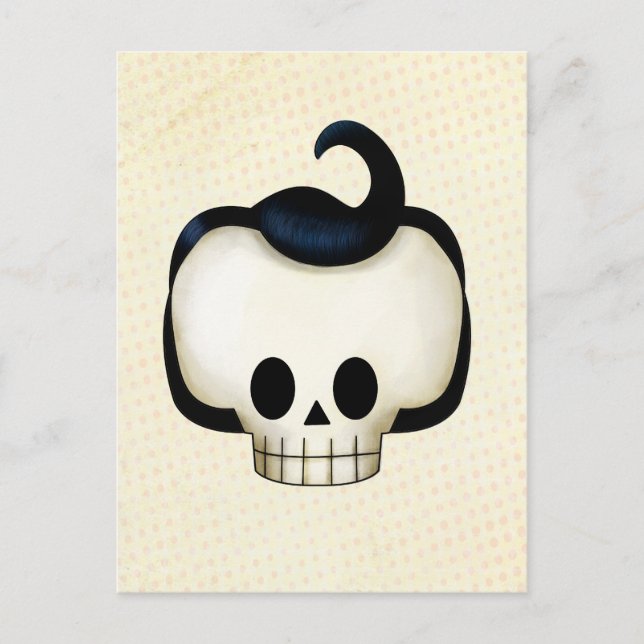 Carte Postale Rebel Skull (Devant)