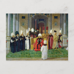 Carte Postale Réception à la Cour du Sultan Selim III