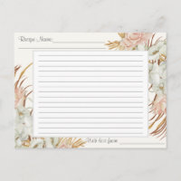 Recette Boho Floral Muted Tropical Palm Green