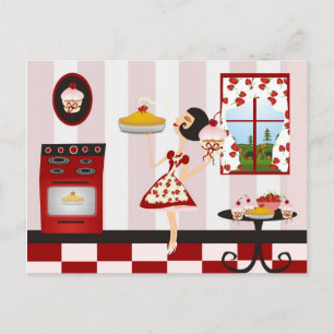 Carte Postale Recette Cuisine de retour