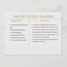 Recette de crackers apéritifs Ranch pour Thanksgiv