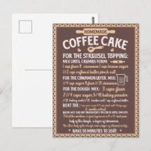 Recette de gâteau à café fait maison pour la Saint