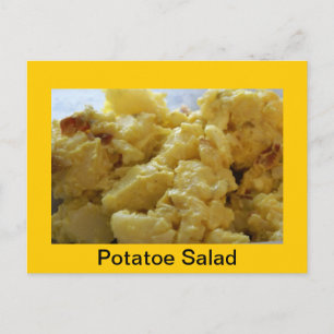 Carte Postale Recette de salade de pommes de terre