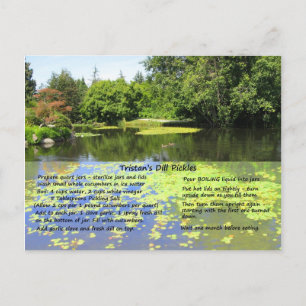 Carte postale Recette de selle