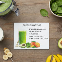 Recette de smoothie vert nutrition saine végétalie