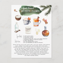 Carte Postale Recette Eggnog Ultimate | Fêtes