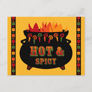 Carte postale Recette Hot & Spicy