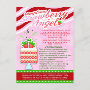 Carte Postale Recettes riches SUMPTTUEUSES ANGEL FRAISEUR