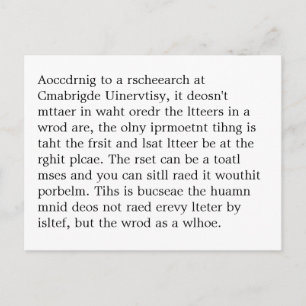 Carte Postale Recherche à Cmabrigde Uinervtisy Psot Crad