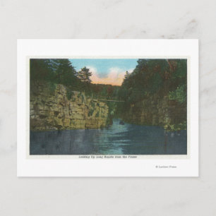 Carte Postale Recherche de longs rapides à partir de la lume