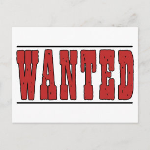 Carte postale Recherchée