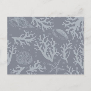 Carte Postale Récif de corail de style hipster