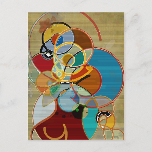 Carte Postale Récolte d'automne - Abstraite (Devant)