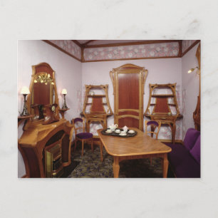 Carte Postale Reconstruction d'un salon du Café de Paris