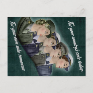 Carte postale Recrutement 2ème guerre mondiale