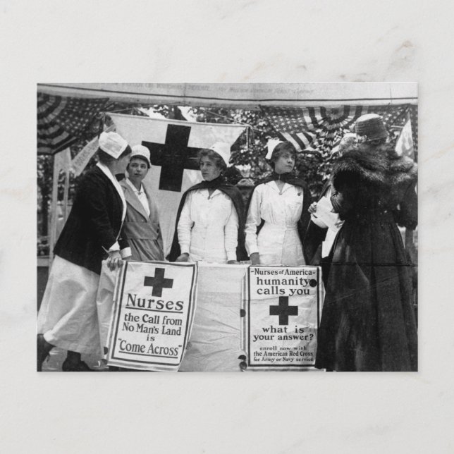 Carte Postale Recrutement des infirmières (Devant)