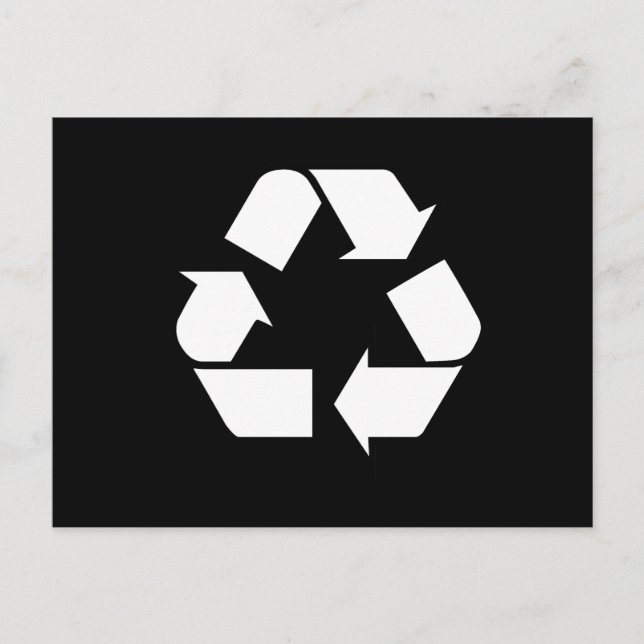 Carte Postale Recyclage (Devant)