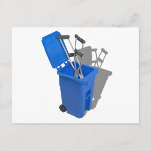 Carte Postale RecycledCrutches082010