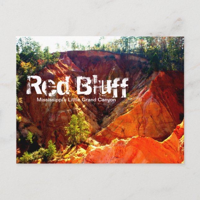 Carte Postale Red Bluff - Morgantown, MS (Devant)